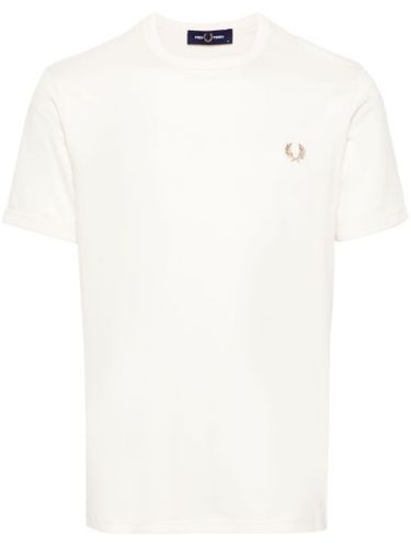 T-shirt en coton à logo brodé - Fred Perry - Modalova