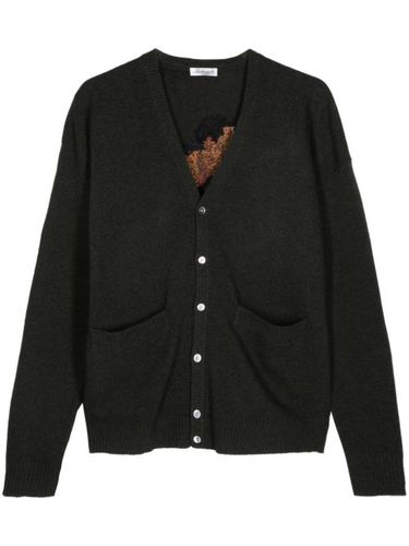 Cardigan en maille intarsia - Leathersmith of London - Modalova