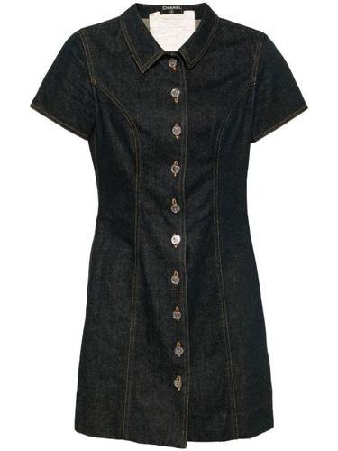 Robe-chemise à boutons CC (années 1990-2000) - CHANEL Pre-Owned - Modalova