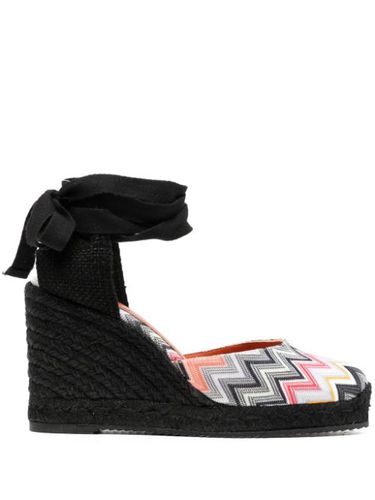 Espadrilles à motif zigzag 100 mm - Missoni - Modalova