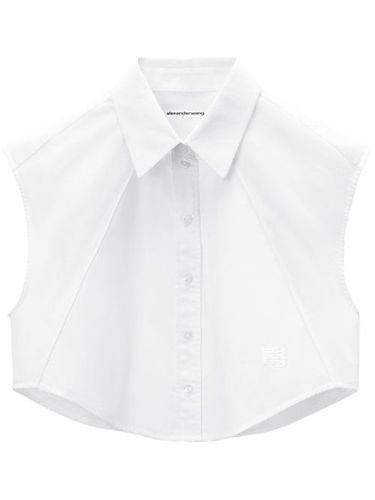 Chemise en coton à design sans manches - Alexander Wang - Modalova