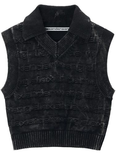 Débardeur à logo en intarsia - Alexander Wang - Modalova