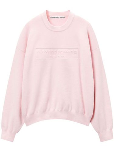 Pull en coton à logo embossé - Alexander Wang - Modalova