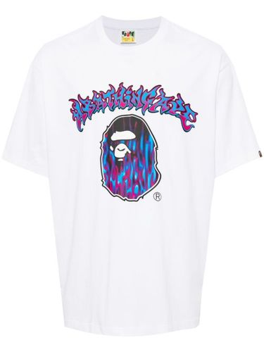 T-shirt Mad Flame à imprimé Ape Head - A BATHING APE® - Modalova