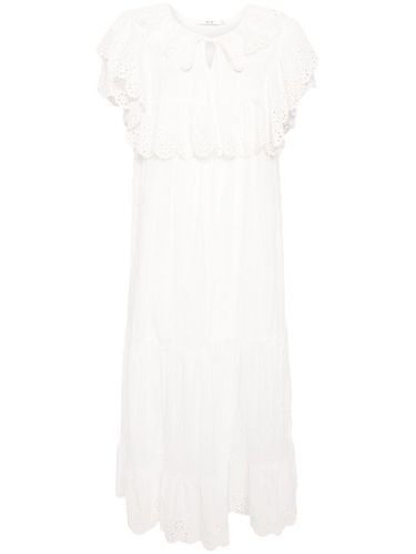 Robe mi-longue à broderie anglaise - b+ab - Modalova