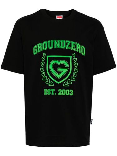 T-shirt en coton à logo imprimé - Ground Zero - Modalova