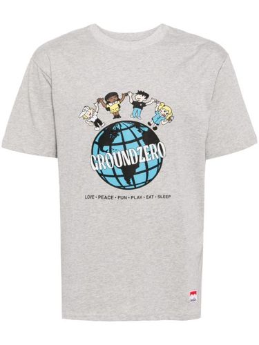 T-shirt en coton à imprimé graphique - Ground Zero - Modalova