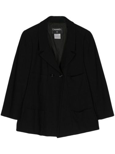 Blazer croisé à revers crantés (1999) - CHANEL Pre-Owned - Modalova