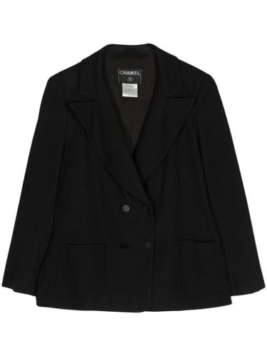 Blazer croisé à boutons logo (années 2003) - CHANEL Pre-Owned - Modalova