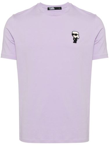 T-shirt en coton à logo imprimé - Karl Lagerfeld - Modalova