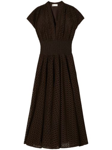 Robe mi-longue à broderies - Tory Burch - Modalova