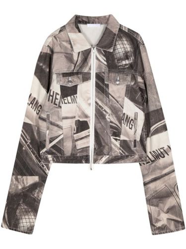 Surchemise en jean à imprimé graphique - Helmut Lang - Modalova