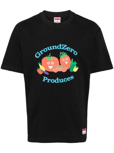 T-shirt en coton à imprimé graphique - Ground Zero - Modalova