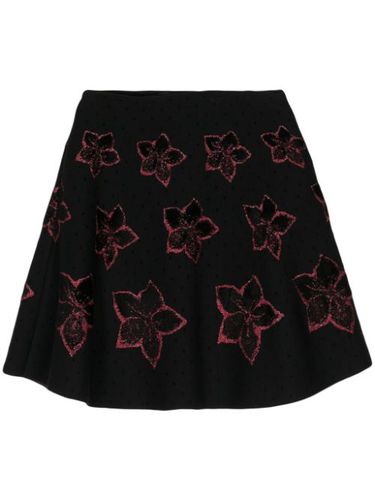 Minijupe à fleurs en jacquard (2010) - Alaïa Pre-Owned - Modalova