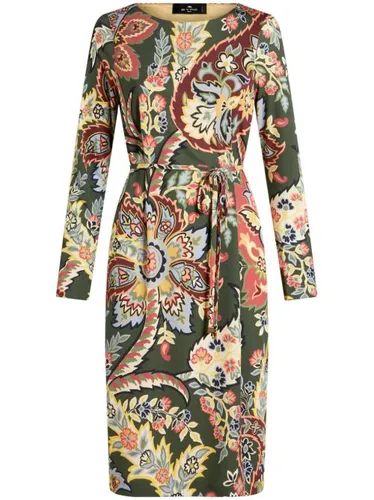 Robe longue à imprimé abstrait - ETRO - Modalova