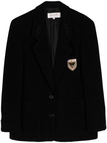 Blazer à simple boutonnage - Christian Dior Pre-Owned - Modalova