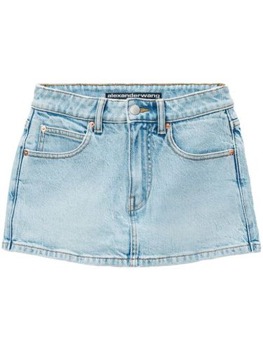 Jupe-short en jean à taille mi-haute - Alexander Wang - Modalova