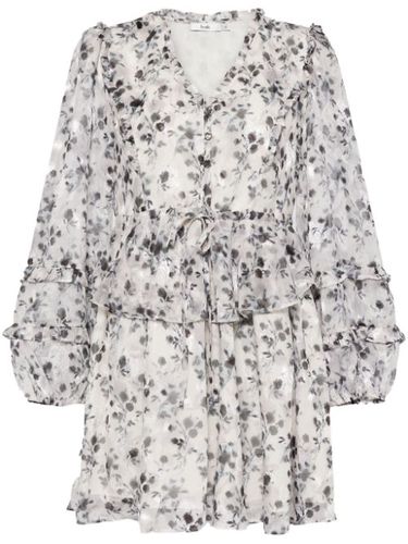 Robe courte volantée à fleurs - b+ab - Modalova