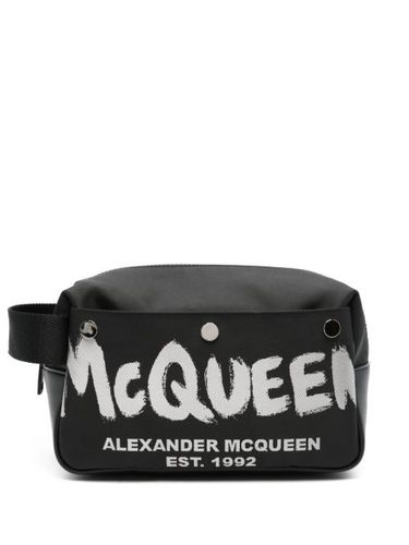 Trousse de toilette à logo imprimé - Alexander McQueen - Modalova
