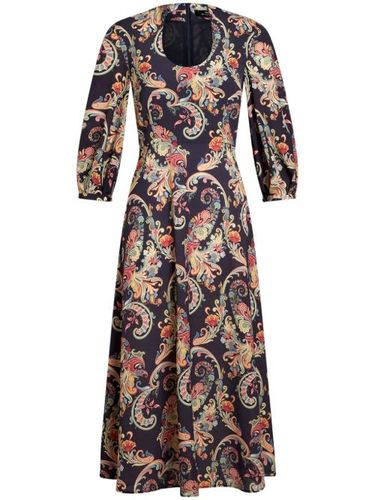 Robe mi-longue à motif cachemire - ETRO - Modalova