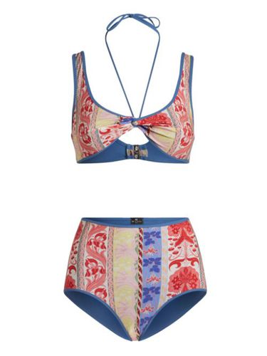 Haut de bikini à fleurs - ETRO - Modalova