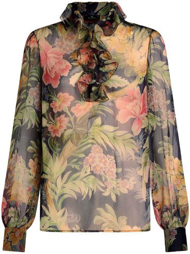 Blouse en soie à fleurs - ETRO - Modalova