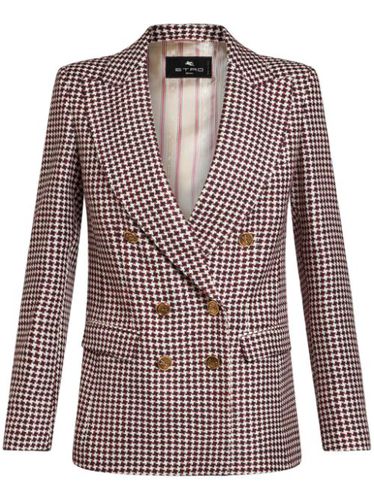 Veste croisée à motif pied-de-poule - ETRO - Modalova