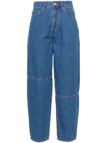 GANNI jean cigarette Stary - Bleu - GANNI - Modalova