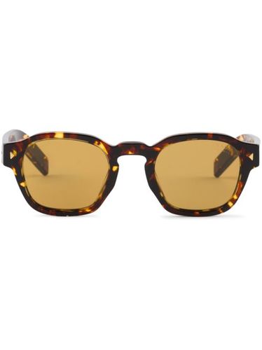 Lunettes de soleil carrées à plaque logo - Prada Eyewear - Modalova