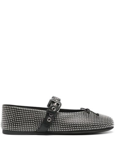 Ballerines à détails de clous - Miu Miu - Modalova