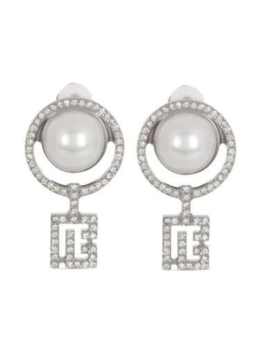 Boucles d'oreilles Art Deco à clip - Balmain - Modalova