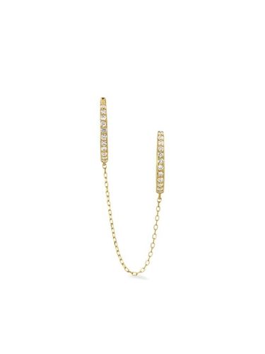 Créoles Duno en 14ct pavées de diamants - Lark & Berry - Modalova