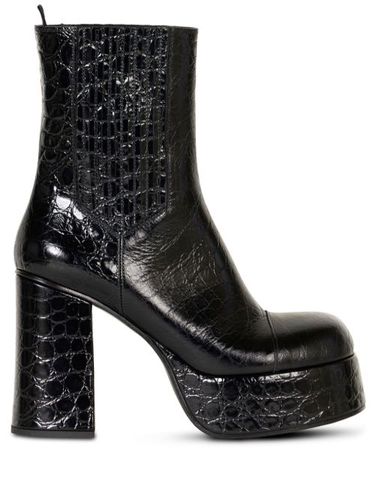 Bottines en cuir embossé à plateforme - ETRO - Modalova