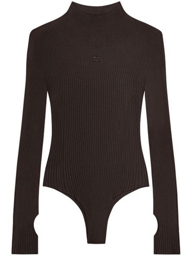Body nervuré à logo brodé - Courrèges - Modalova