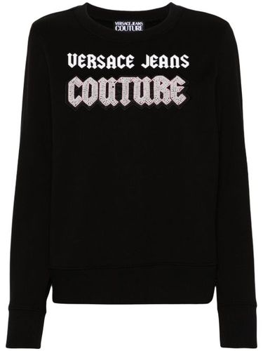 Chemise en coton à détail de perles - Versace Jeans Couture - Modalova
