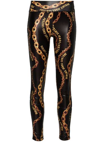 Legging à imprimé chaine - Versace Jeans Couture - Modalova