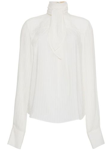 Blouse Leigh Petite Point en jacquard - Adam Lippes - Modalova