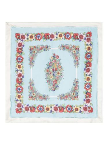 Foulard en soie à fleurs - ETRO - Modalova