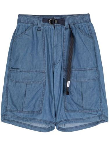 Short cargo ceinturé à patch logo - CHOCOOLATE - Modalova