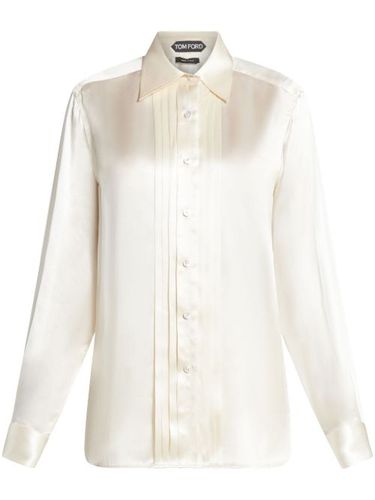 Chemise à plastron plissé - TOM FORD - Modalova