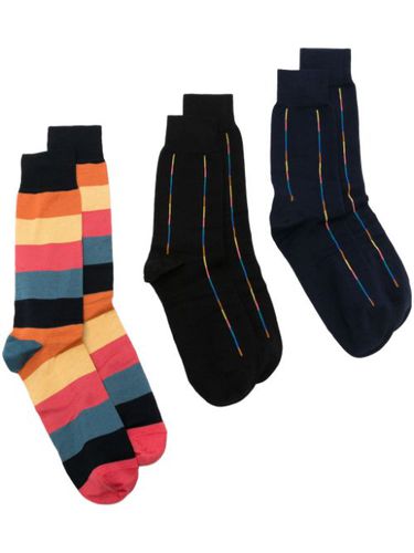 Lot de trois paires de chaussettes à rayures - Paul Smith - Modalova