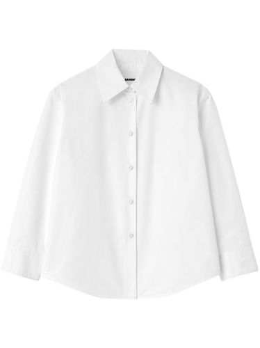 Chemise en coton mélangé à col pointu - Jil Sander - Modalova