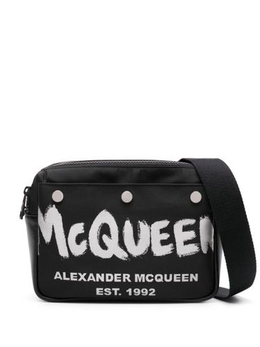 Sacoche à logo imprimé - Alexander McQueen - Modalova