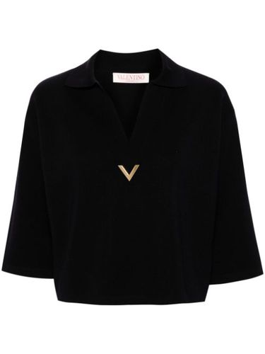 Pull en laine vierge à logo - Valentino Garavani - Modalova