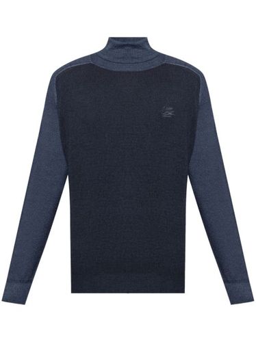 Pull en laine vierge à logo Pegaso brodé - ETRO - Modalova