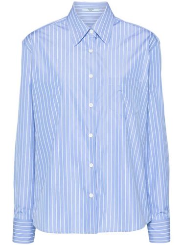 Chemise en popeline à rayures - Prada - Modalova