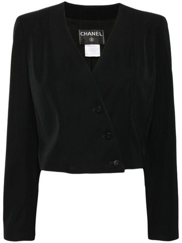 Veste crop sans col (2000) - CHANEL Pre-Owned - Modalova