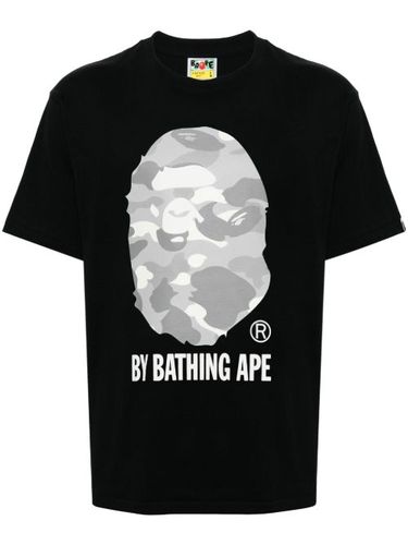 T-shirt en coton à logo imprimé - A BATHING APE® - Modalova