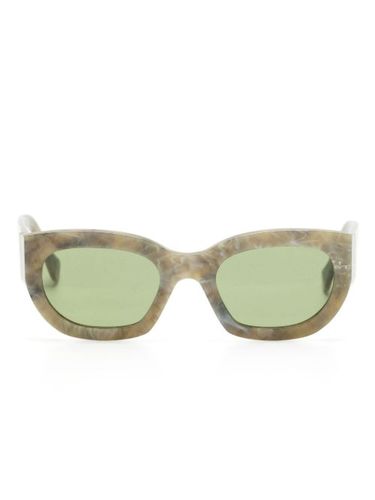 Lunettes de soleil rectangulaires à logo embossé - Retrosuperfuture - Modalova