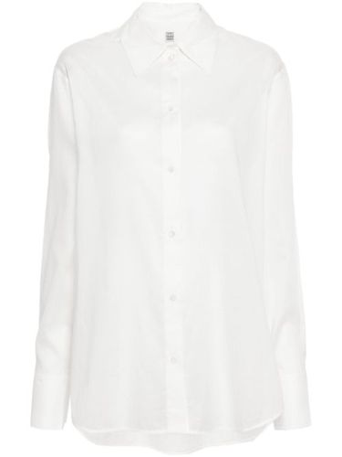 Chemise en coton à manches longues - TOTEME - Modalova